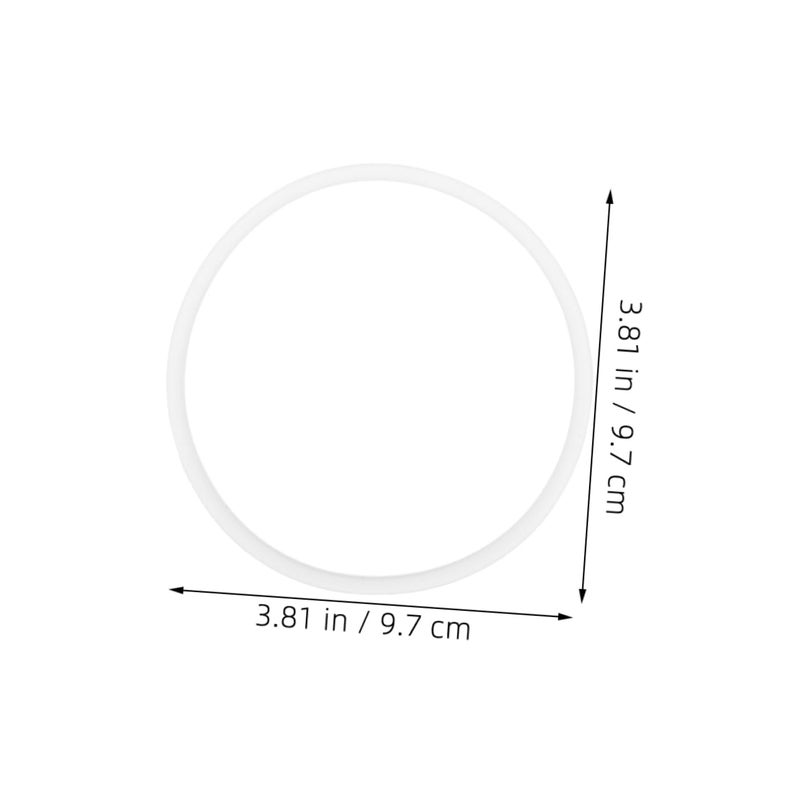Silicone Sealing Rings Gasket Set for Water Softener and Filter System 10 Pcs - Image 3