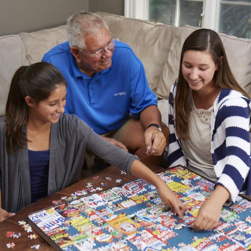 White Mountain Puzzles Easter Eggs  1000 Piece Jigsaw Puzzle - Image 5