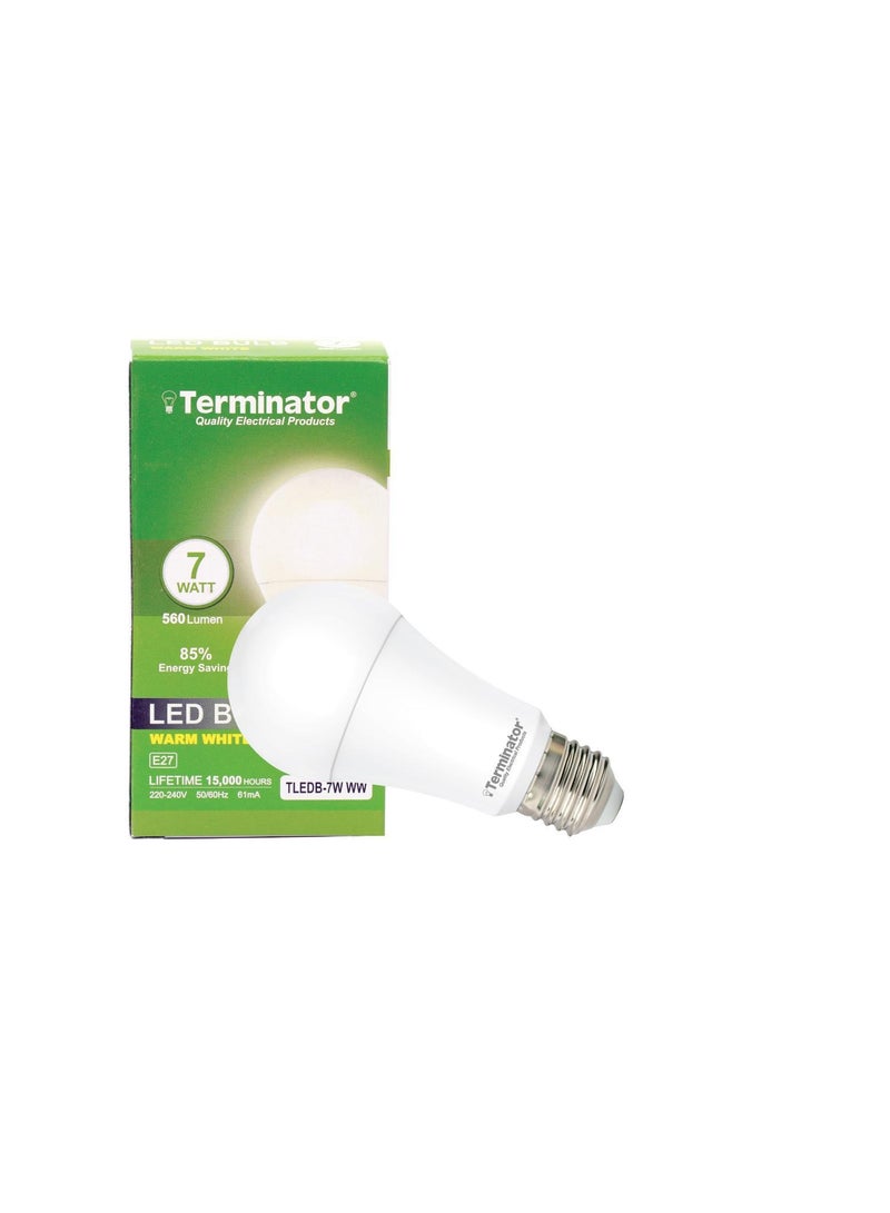 Terminator Terminator LED Bulb 7W Warm White E-27 TLEDB-7W-WW 