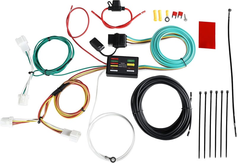 Oyviny Custom 4 Way Flat Trailer Wiring Harness for Nissan Rogue and Infiniti Models - Image 1