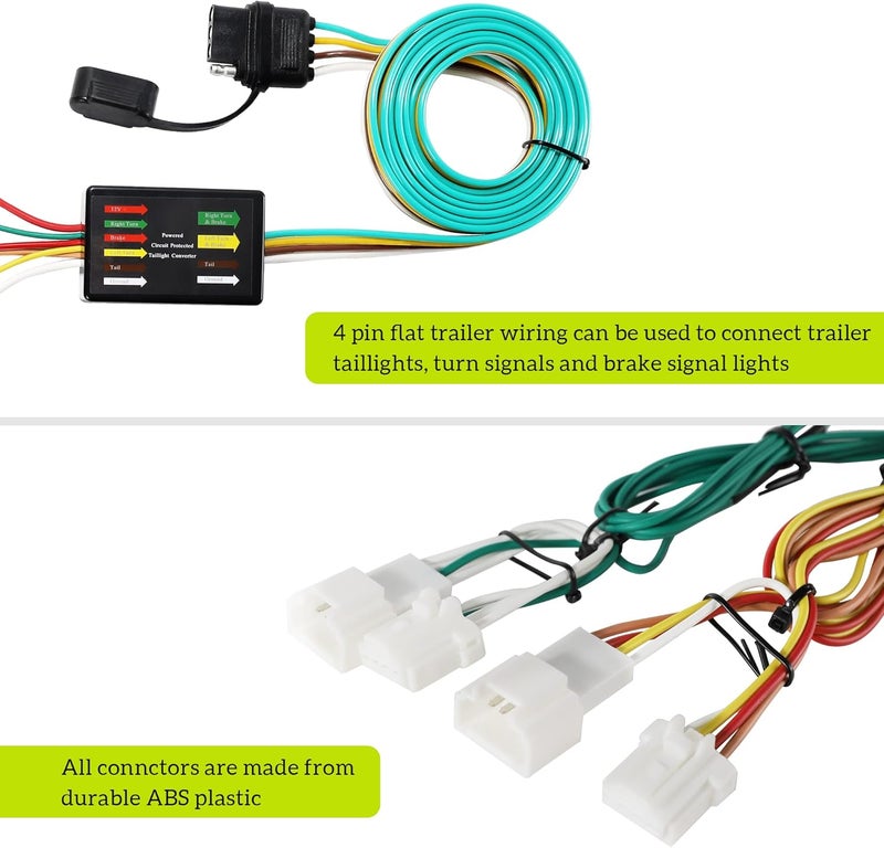 Oyviny Custom 4 Way Flat Trailer Wiring Harness for Nissan Rogue and Infiniti Models - Image 4