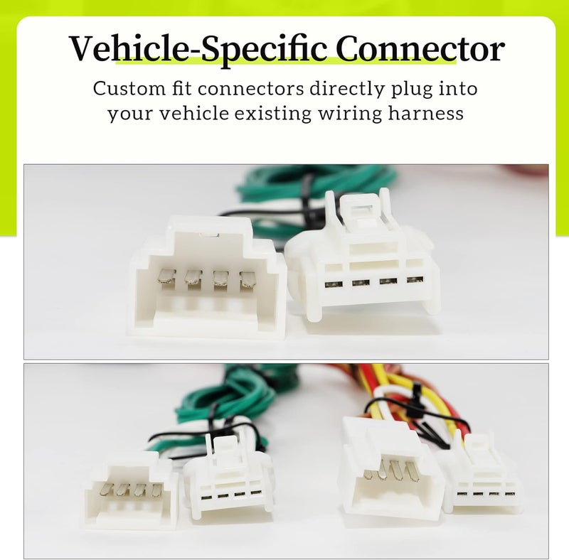 Oyviny Custom 4 Way Flat Trailer Wiring Harness for Nissan Rogue and Infiniti Models - Image 2