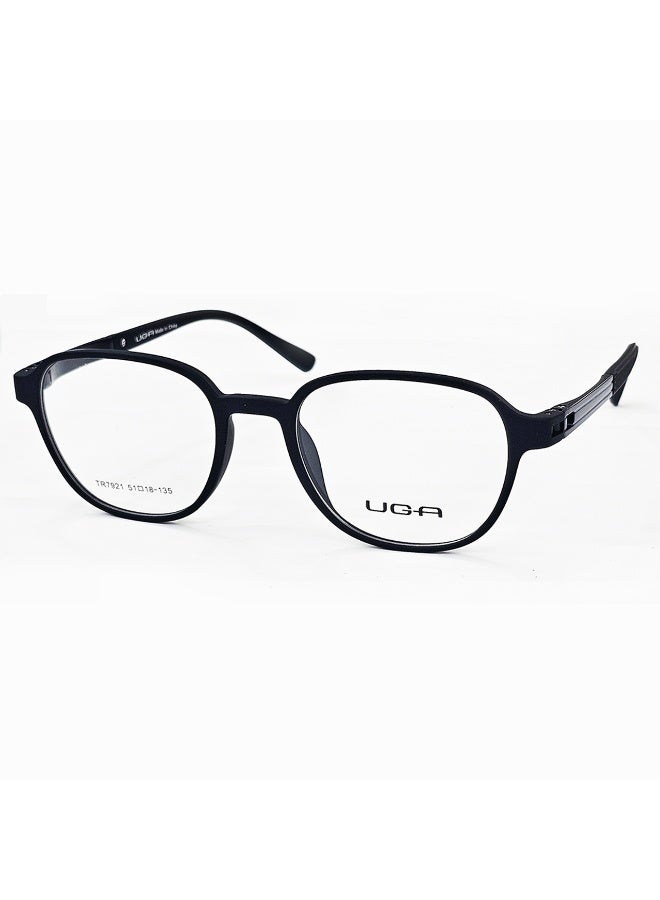 Enjoy unmatched elegance and comfort with these men’s optical glasses in classic black, crafted from premium TR material known for its lightweight, flexible, and durable nature. The ultra-light yet sturdy frame ensures comfortable wear throughout the day without pressure on the nose or ears, making them perfect for extended use. Its modern and sleek design enhances both formal attire and casual outfits. Compatible with all types of prescription lenses per your optometrist’s prescription, available in multiple sizes to suit a variety of face shapes. Each pair comes with a protective case and cleaning cloth to keep them in top condition.