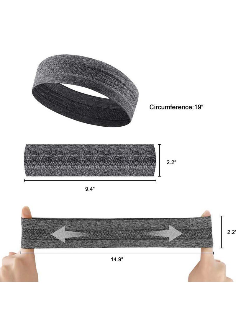 Loquat Men Women Sweat Wicking Sports Headband - Image 3