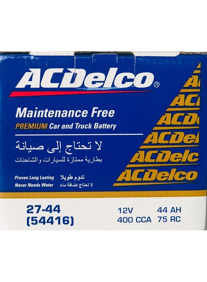Ac Delco بطارية سيارة AC Delco 12V 44AH 27-44MF 54459 - Image 1