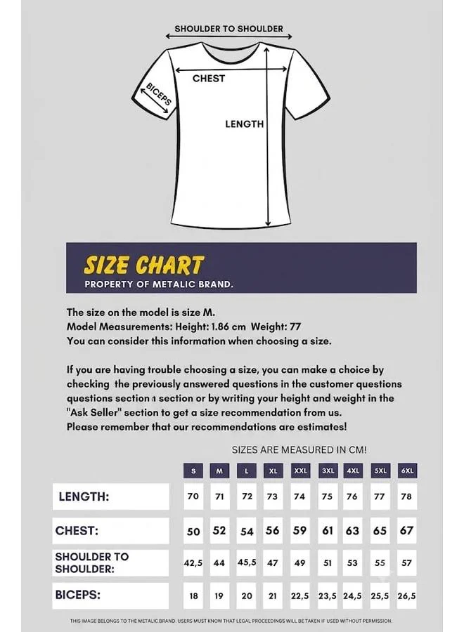 Mmetalic  Men’s Black 100% Cotton Regular Fit Relaxed Cut Crew Neck Basic T-Shirt for Men | Best Price UAE