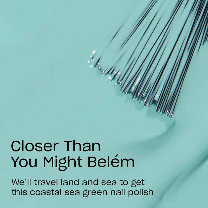 OPI Nail Lacquer Closer Than You Might BelÃ©m | Opaque Soft Blue CrÃ¨me Chip Resistant Nail Polish | Lisbon Collection - Image 2