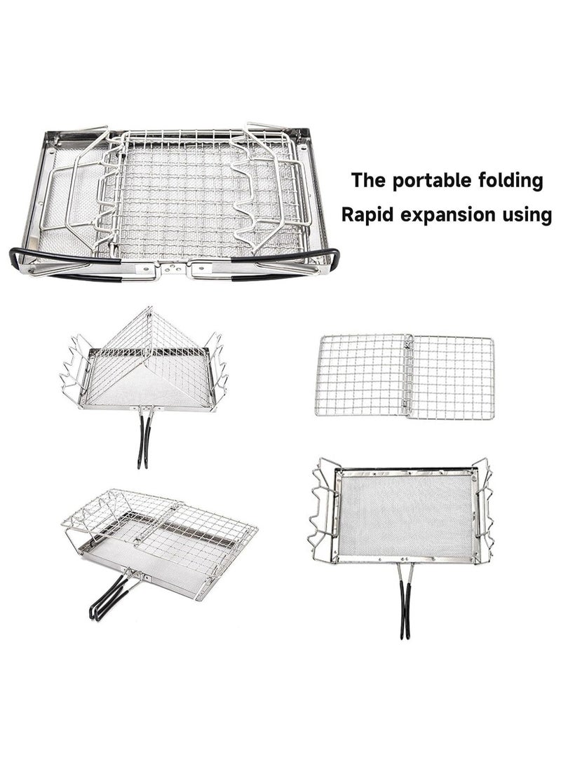 CMGTYYD. الخبز والتخييم، الفولاذ المقاوم للصدأ، الغاز، التصميم المدمج والقابل للطي، الخبز موحد، الشواء متعدد الوظائف، في الهواء الطلق - Image 2