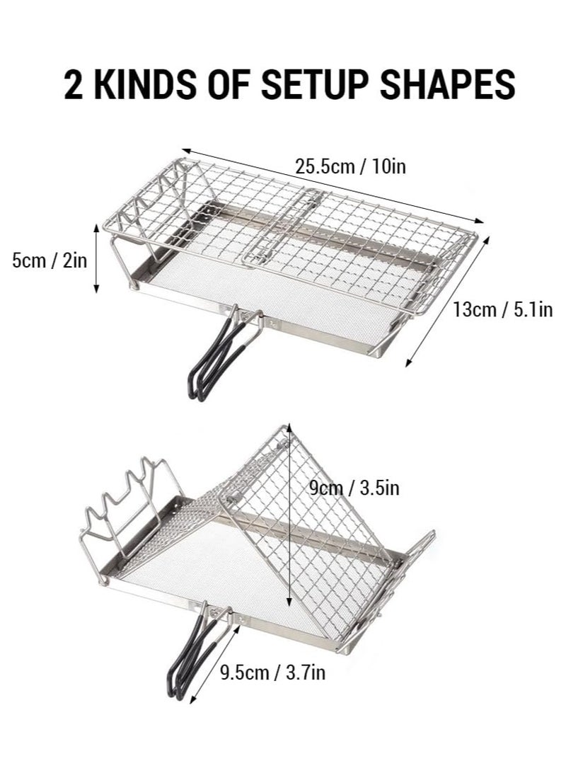 CMGTYYD. الخبز والتخييم، الفولاذ المقاوم للصدأ، الغاز، التصميم المدمج والقابل للطي، الخبز موحد، الشواء متعدد الوظائف، في الهواء الطلق - Image 5