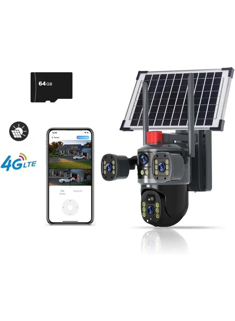 V380 PRO T36 3 IN 1SOLAR AI SECURITY CAMERA  4K 5GWIFI - Image 4