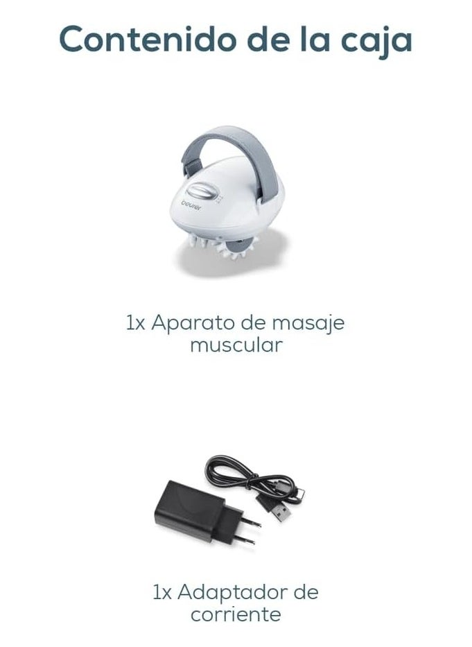 Beurer Beurer CM50 Cellulite Massager – Electric Handheld Massage Device for Noticeably Firmer and Smoother Skin, Improves Circulation and Reduces Cellulite Appearance  - Image 2
