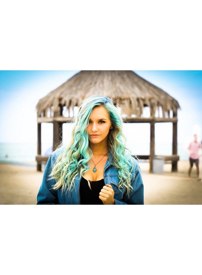 Rootflage Fun Temporary Hair Color Powder Works On All Hair Colors Shampoos Out Easily (05 Peacock Blue) - Image 5