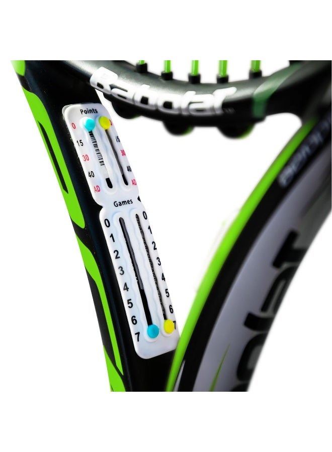 Portable Tennis & Padel Racket Scorekeeper, Ultra‑Light 1.9g Mini Score Board for Points Games Sets, ITF Conforming - Image 1