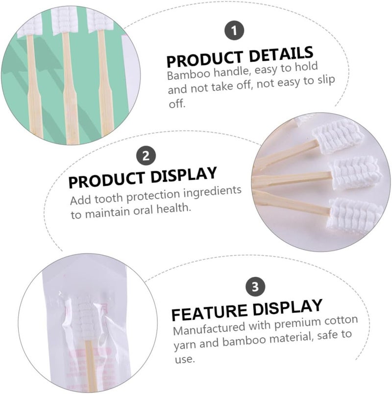 Disposable Postnatal Care Toothbrushes 30pcs Maternal Gauze Toothbrush for Postpartum Oral Cleaning and Hygiene - Image 3