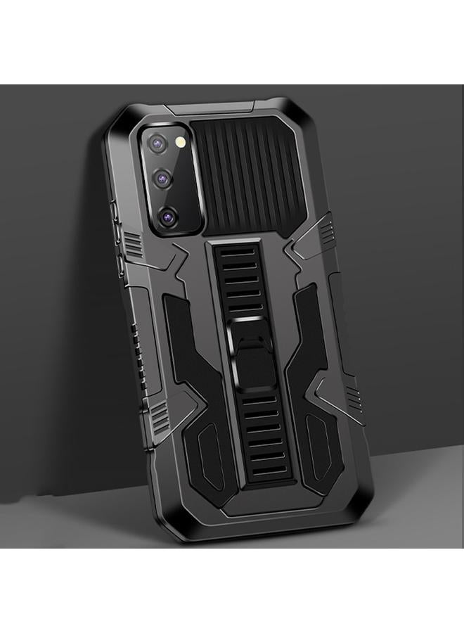 اس-توب جراب لهاتف Samsung Galaxy A51 / Galaxy A31 Vanguard Warrior All Inclusive، جراب واقٍ مزدوج اللون مقاوم للصدمات من مادة TPU + PC مع حامل - Image 1