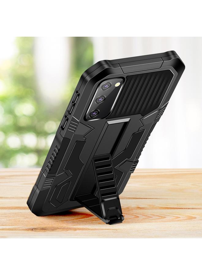 اس-توب جراب لهاتف Samsung Galaxy A51 / Galaxy A31 Vanguard Warrior All Inclusive، جراب واقٍ مزدوج اللون مقاوم للصدمات من مادة TPU + PC مع حامل - Image 3