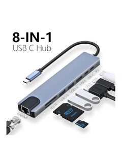 Generic USB C Hub Docking Station, 8 in 1 USB C Dongle with 4K@60Hz HDMI, RJ45 Ethernet, 100W PD, SD/TF Card Reader, 2 USB Ports, USB Type C Hub for MacBook Pro Air M1 Dell XPS Nintendo Switch  - Image 5