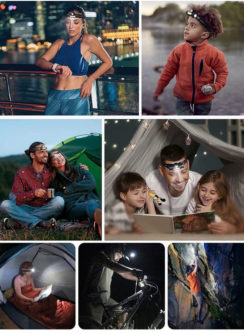 Waterproof Rechargeable Headlight By Ishwaz Suitable For All Severe Weather Conditions Very Durable And Super Bright Light With Multi Modes Adjustable Strap Fast Charging And Long Battery Timing