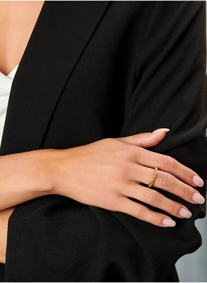CERRUTI 1881 Giulia Chic and Refined Gold Jewelry for Women