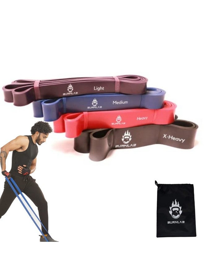 Burnlab Resistance Bands (Choose from 8 Different Sizes from 8Kg - 116Kg), Pull Up Assistance Bands for Exercise, Chin Ups, Powerlifting, Training, Gyms, Home Fitness - for Men and Women - Image 1