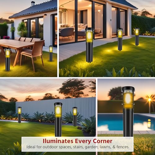 Lifelong Solar Outdoor Garden Light for Home Decor- Solar Panel with LED Light & Upto 10hrs use - Waterproof Wall Lamp - Light Sensor - Light for Garden Pathway Staircase Lawns - Image 2