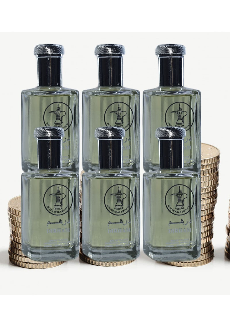 درهم - 6 قطع عطر درهم 100 مل EDT - Image 1