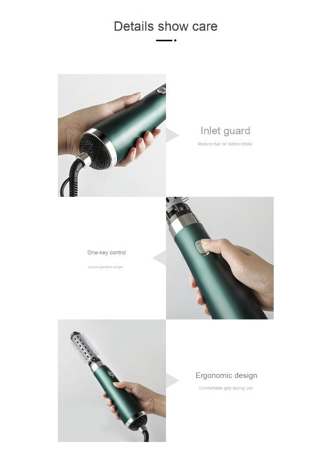 تجعيد الشعر فرن هواء ساخن 3 في 1 مجفف شعر مشط فرد وتجعيد متعدد الوظائف للمبيت - Image 3