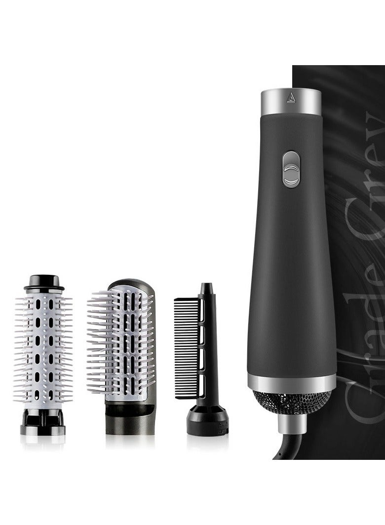 تجعيد الشعر فرن هواء ساخن 3 في 1 مجفف شعر مشط فرد وتجعيد متعدد الوظائف للمبيت - Image 1