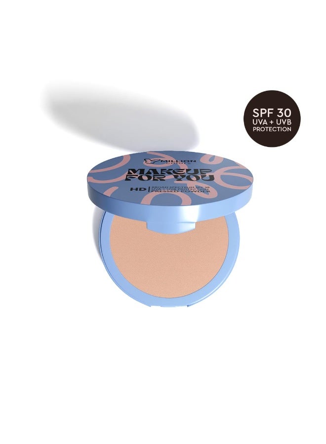 Million Colors Compact Powder SPF 30 - Banana 05, 12g | Poreless Face Powder for Glowing Skin | Oil Control Matte Finish | Hides Imperfections | Blends Effortlessly | For All Skin Types - Image 2