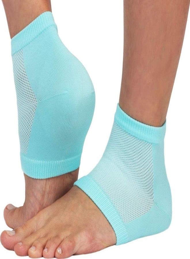 INEVER Silicone Gel Heel Socks For Dry Hard Anti Cracked Heels pain Relief Repair Protector, Foot Care Support Socks Men & Women (Free Size,1 Pair) - Image 1