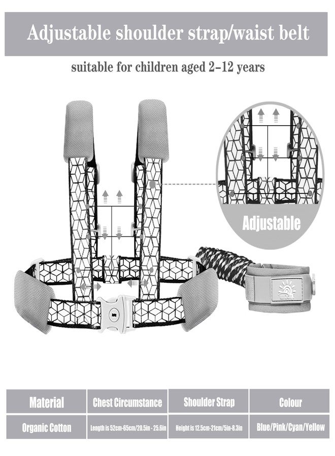 WSZCML Toddler Leash for Walking, Toddler Safety Harnesses Leashes, Safety Harness with Lock for Kids, Anti Lost Wrist Link for Toddlers ，Upgrade with Reflective Tape Liner（6.5ft）for Kids - Image 5