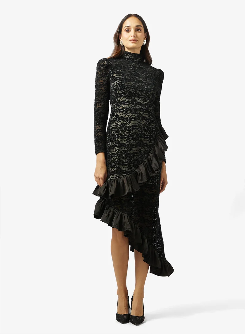 Ella Limited Edition Lace Aysmmetrical Dress