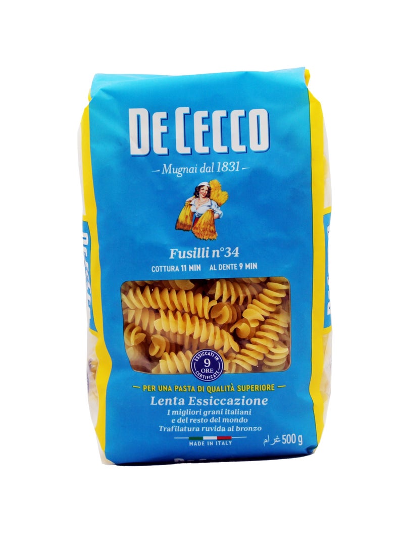 DECECCO Fusilli Pasta 500g - Image 1