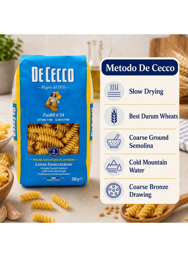 DECECCO مكرونة فوسيلي # 34 500 جرام - Image 5
