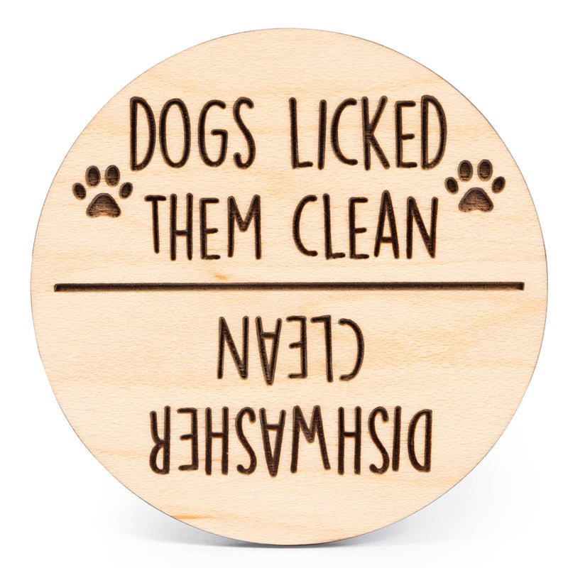 Funny Kitchen Gadgets Clean and Dirty Sign for Dishwasher Apartment Essentials for First Apartment Must Haves Funny Clean Dirty Magnet for Dishwasher Clean Dirty Sign Dog Gadgets for Home Dogs