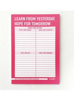 Learn From Yesterday