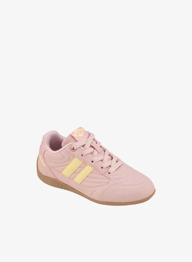 لي كوبر Girls Lace-Up Ankle School Sneakers