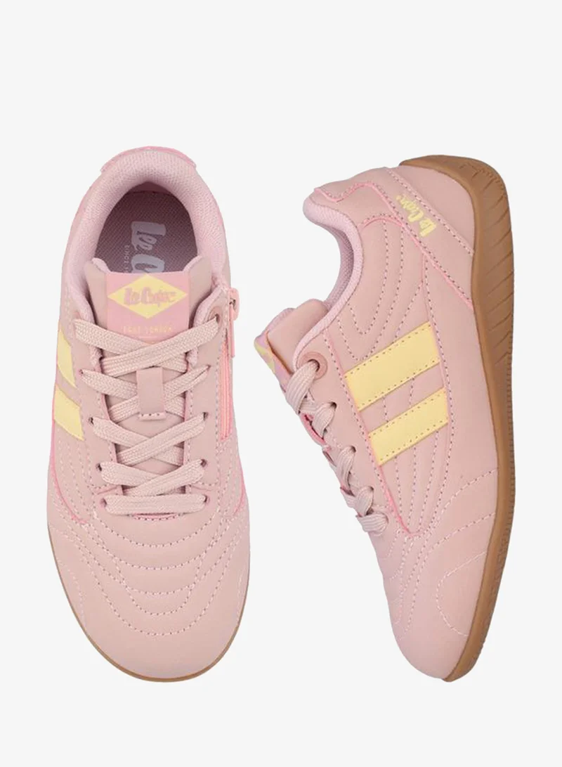 لي كوبر Girls Lace-Up Ankle School Sneakers