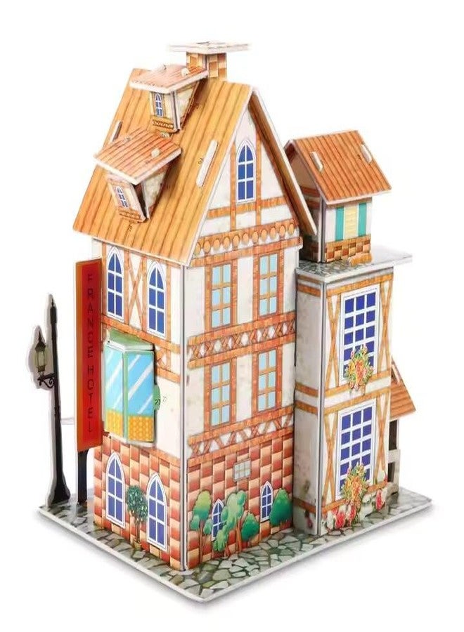 LAALIYA 3D DIY Puzzle House Kit for Kids | Educational Build-Your-Own Cardboard Model House | Creative Construction & Jigsaw Activity Toy for Boys & Girls Ages 4-8 | Fun Learning Craft Set - Image 1