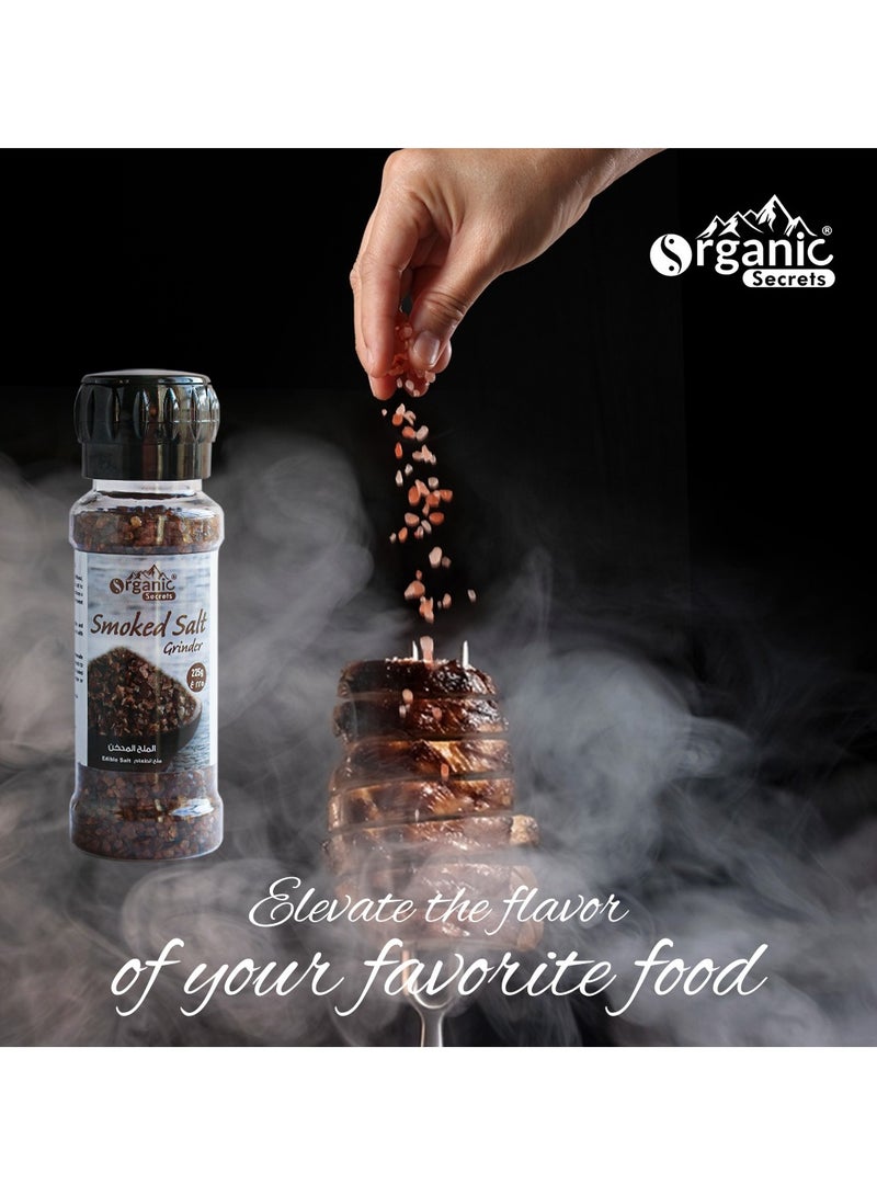 Organic Secrets Smoked Salt by Organic Secrets - 225G Grinder - Image 4
