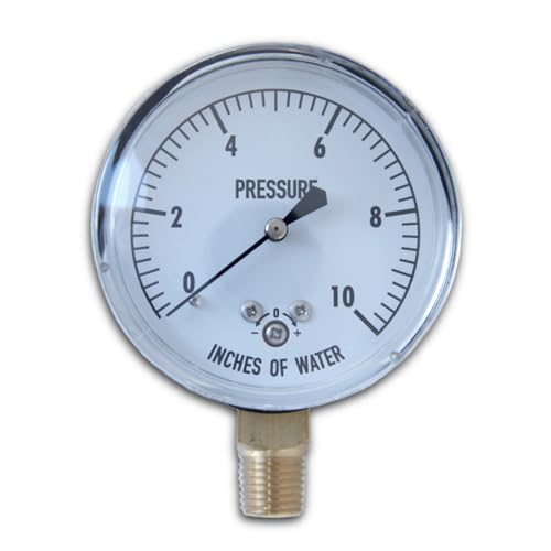 Kodiak Controls KC25-10# Low Pressure Gauge 10 PSI - Image 2