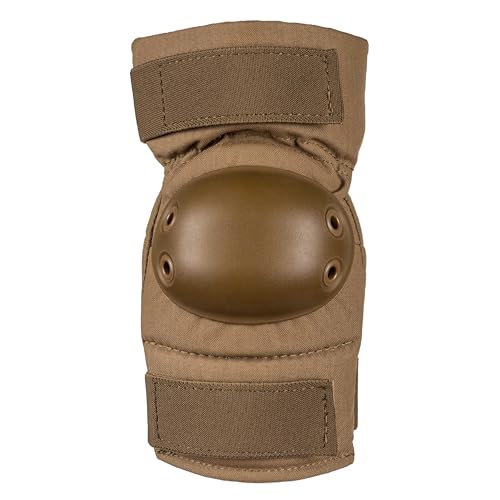 ALTA 53112.14 AltaCONTOUR Elbow Protector Pad, Coyote Cordura Nylon Fabric, AltaGrip Fastening, Flexible Cap, Round, Coyote - Image 1