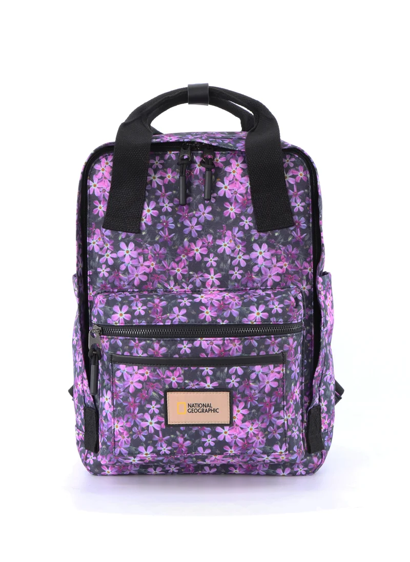 ناشيونال چيوغرافيك National Geographic LEGEND Large Backpack Phlox Moss For Men And Women, Durable Water Resistant Padded Laptop Casual Phlox Moss Purple Daypack, Bag For School College Office Leisure Outdoor Travel