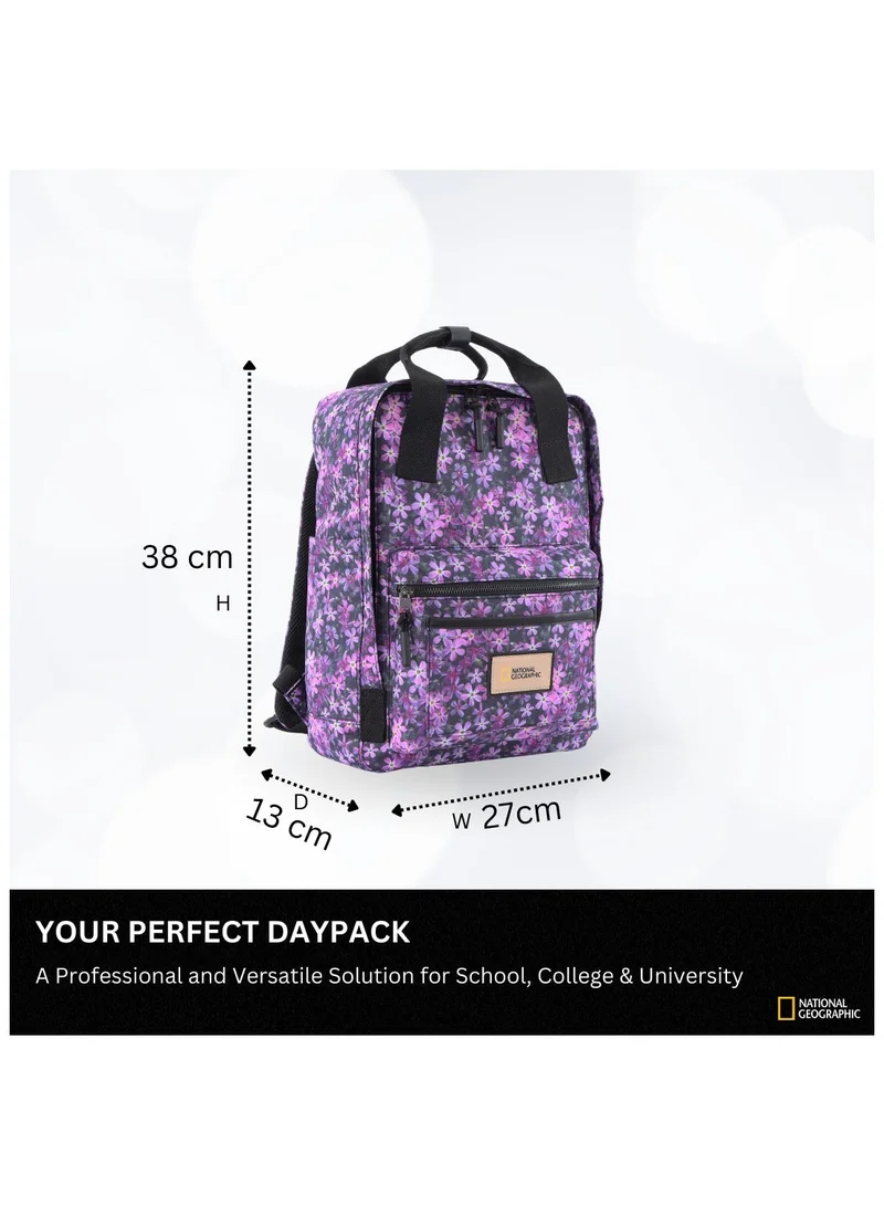 National Geographic 15 National Geographic LEGEND Small Backpack Phlox Moss For Men And Women, Durable Water Resistant Padded Laptop Casual Phlox Moss Purple Daypack, Bag For School College Office Leisure Outdoor Travel  | Best Price UAE