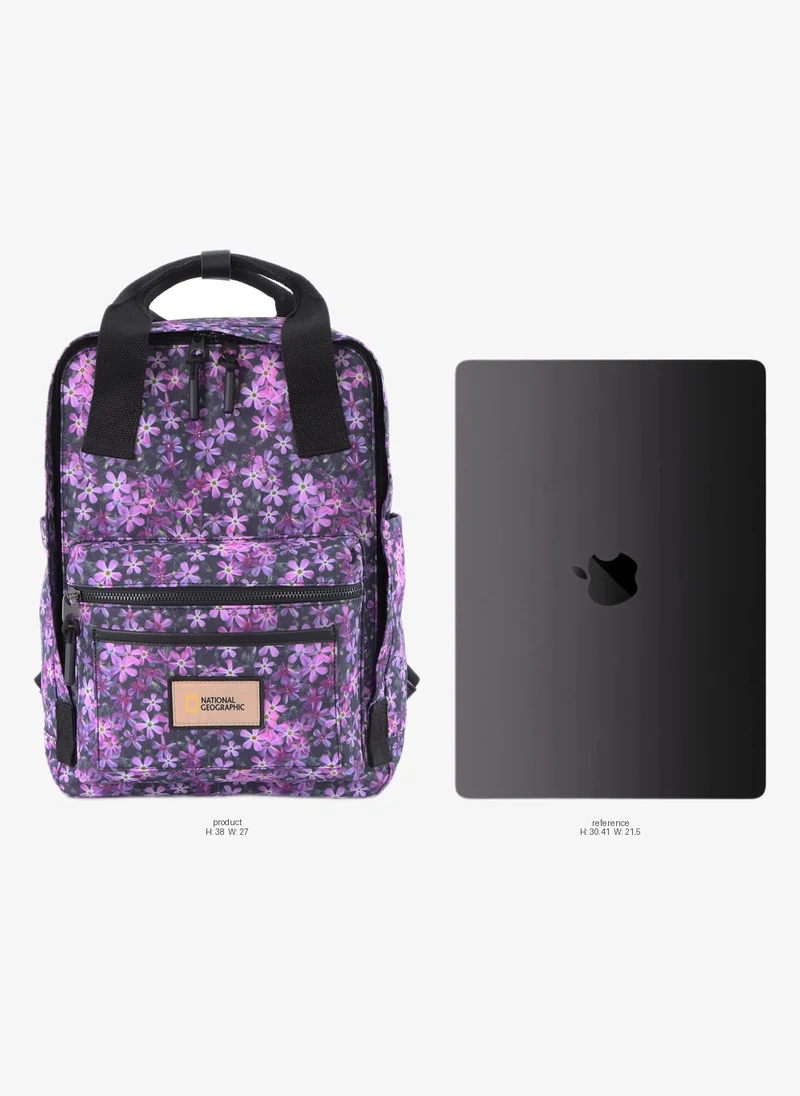 National Geographic 15 National Geographic LEGEND Small Backpack Phlox Moss For Men And Women, Durable Water Resistant Padded Laptop Casual Phlox Moss Purple Daypack, Bag For School College Office Leisure Outdoor Travel  | Best Price UAE