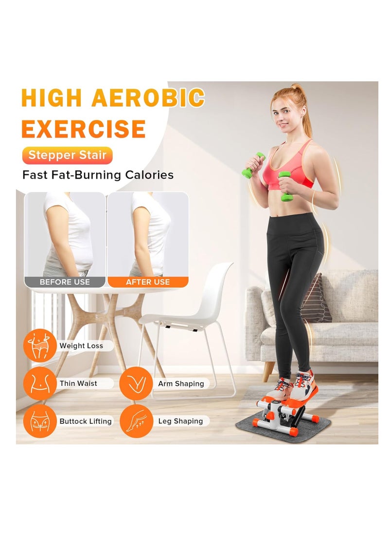 Steppers for Exercise at Home,Mini Stepper with Exercise Equipment for Home Workouts，Mini Stepper with Resistance Bands and LCD Monitor - pzsku/ZC7BDC6C625637709AED8Z/45/_/1715744545/6cf791de-fb02-4544-bad1-61514fd77b21