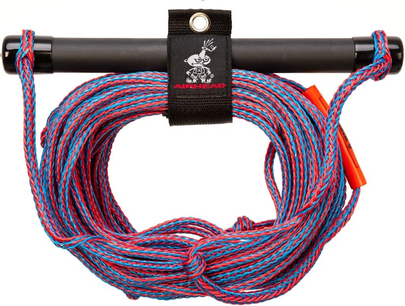 Water Ski Rope with Rubber Handle, 1 Section, 75-Feet - Image 1