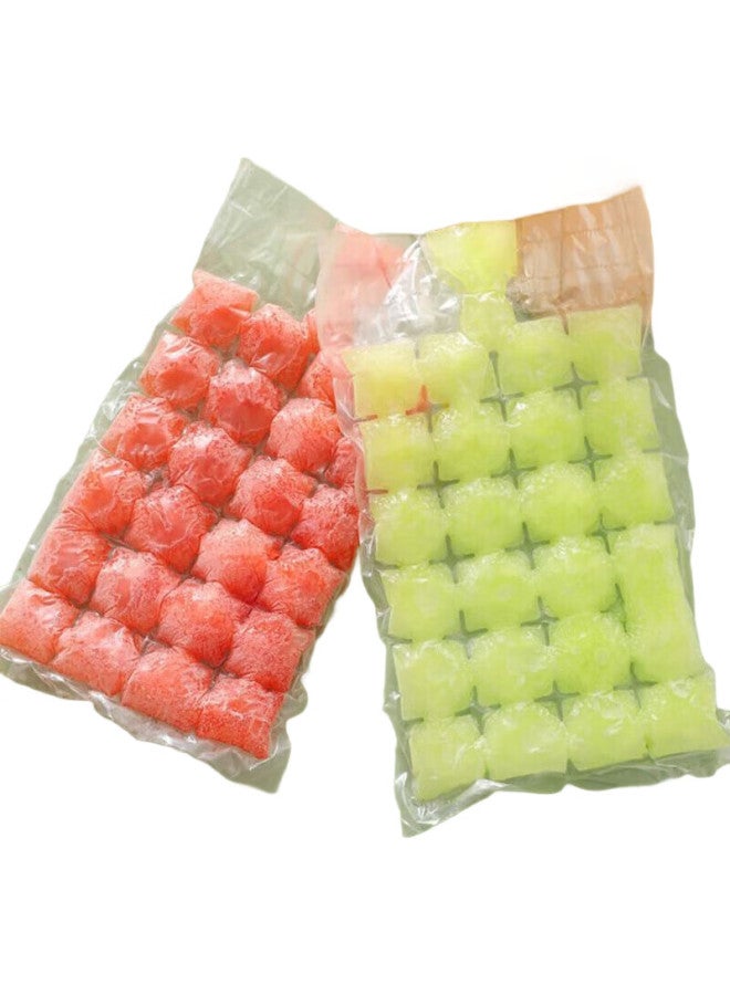 Baijie Ice Cube Bags, Disposable Ice Making Bags, Self-Sealing Ice Cube Molds, Tear-Off Freezing Bags, With Funnel - Image 2