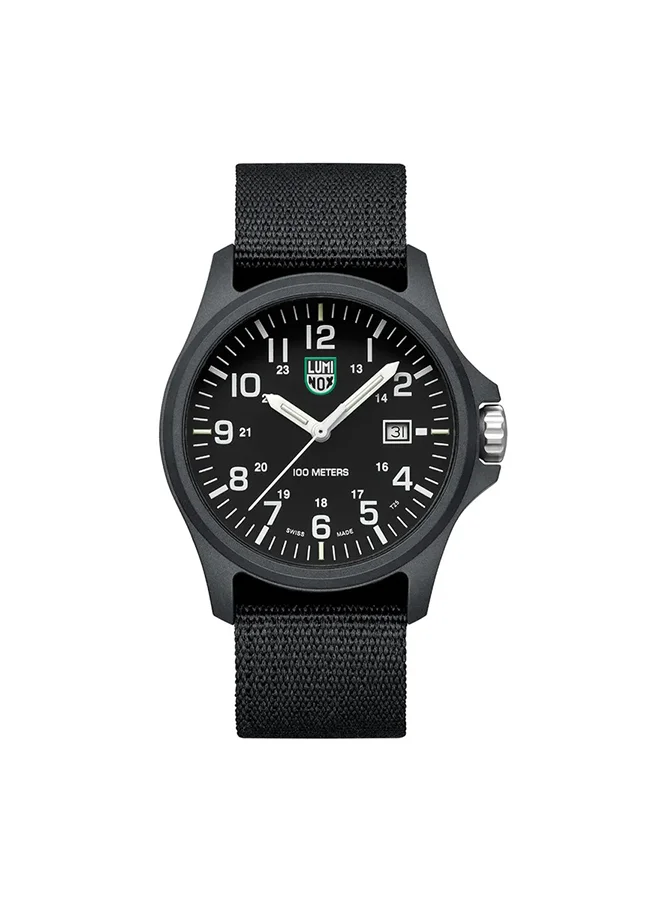 Luminox Men's Analog Round Shape Polyurethane Wrist Watch X2.2401.NB - 43 Mm