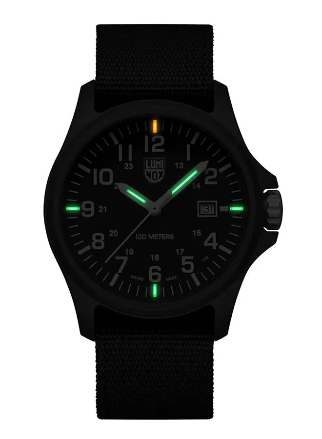 Luminox Men's Analog Round Shape Polyurethane Wrist Watch X2.2401.NB - 43 Mm